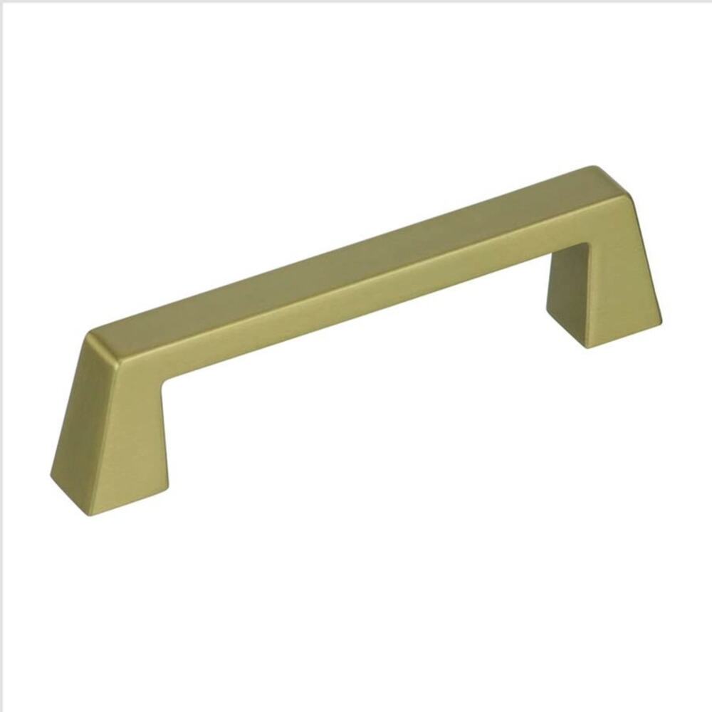 Blackrock 3‑3/4" (96 mm) Modern Golden Champagne Arch Cabinet Pull